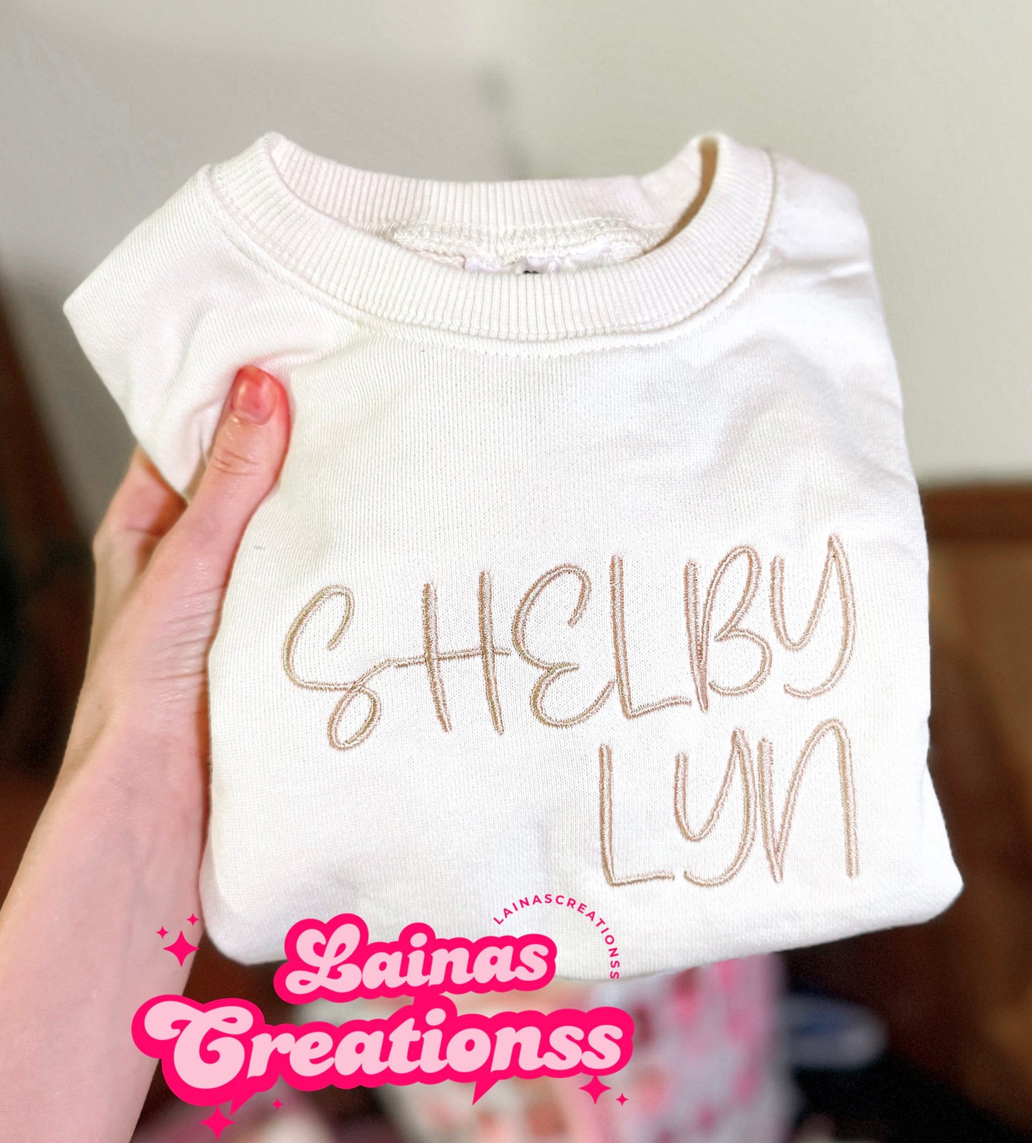 Fall neutral name sweater