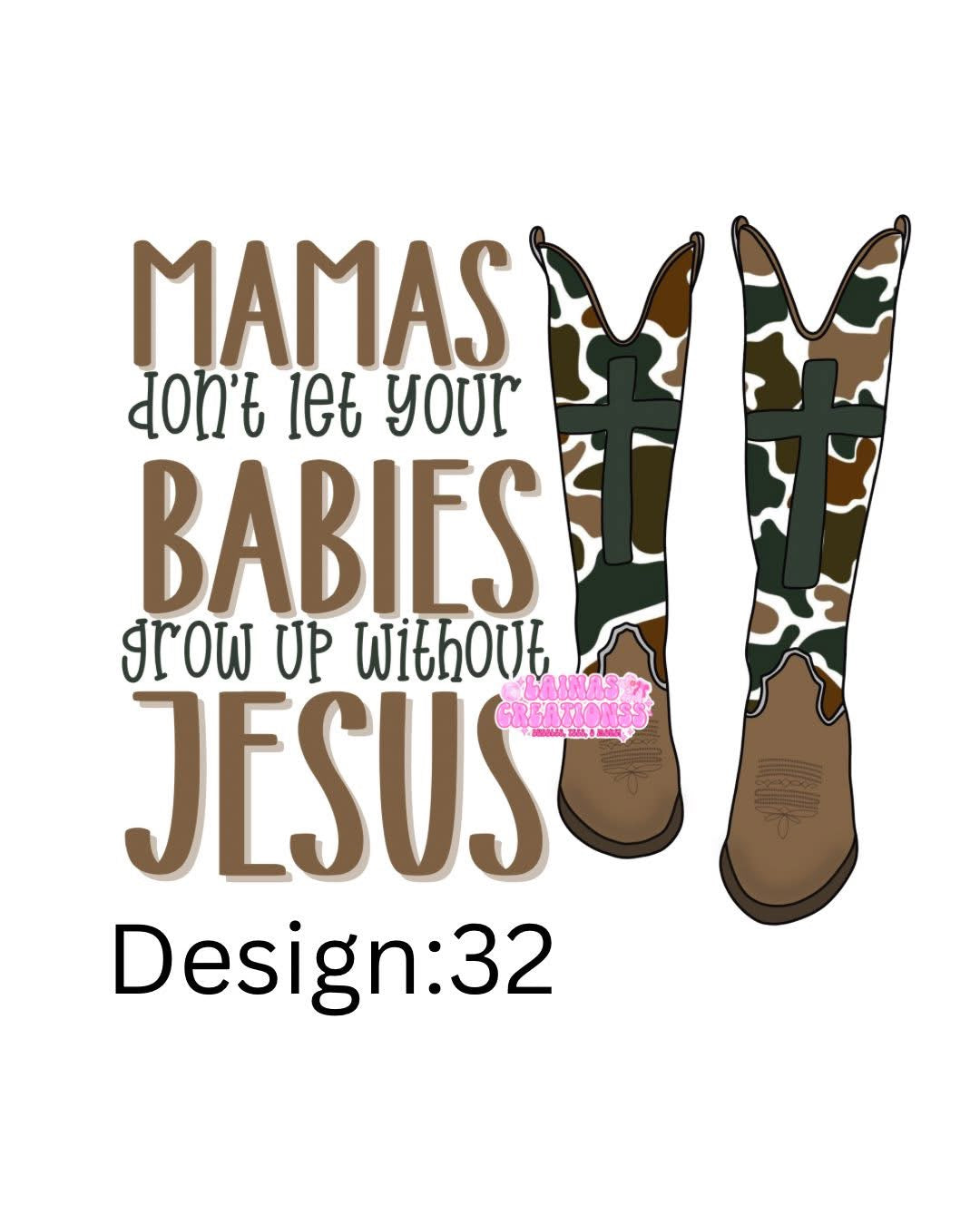 BOYS JESUS & BOOTS