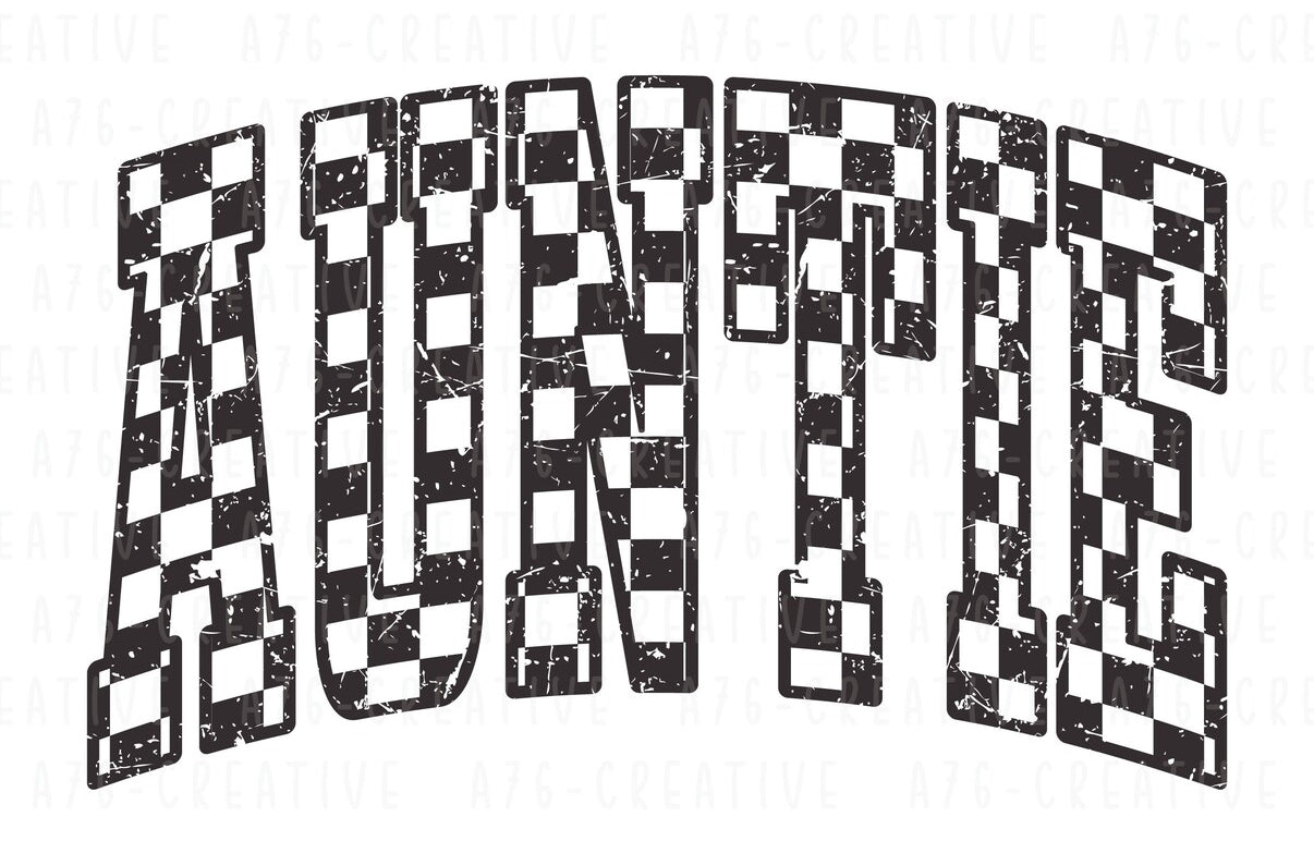 Auntie checkered