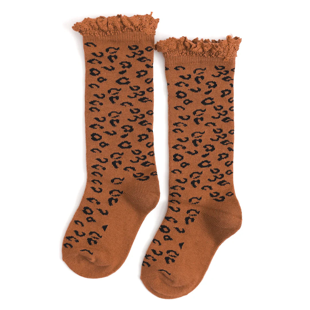 Leopard fall socks