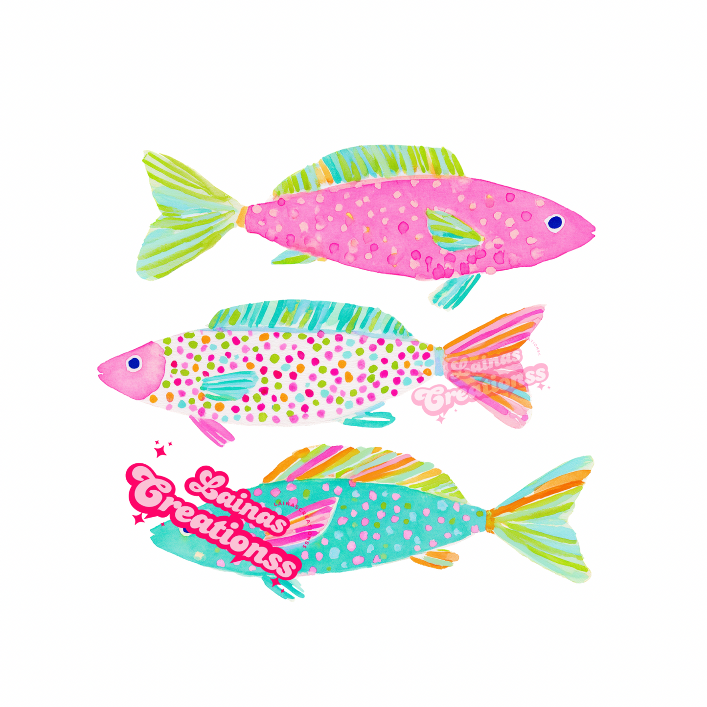 Preppy fish kids tee