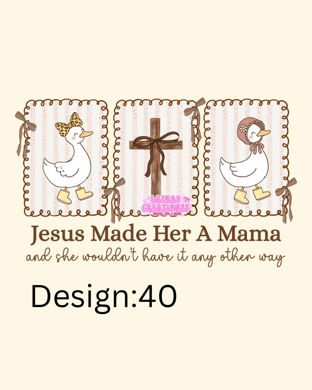 JESUS MADE HER A MAMA