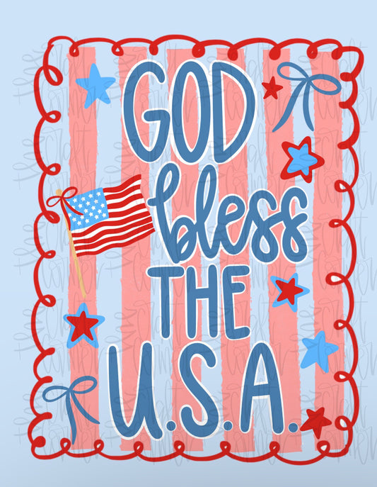 God bless the USA