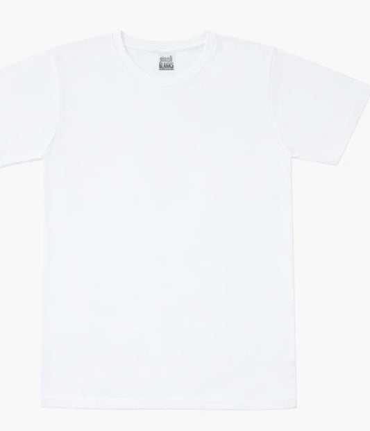 Youth medium pick your print tee white