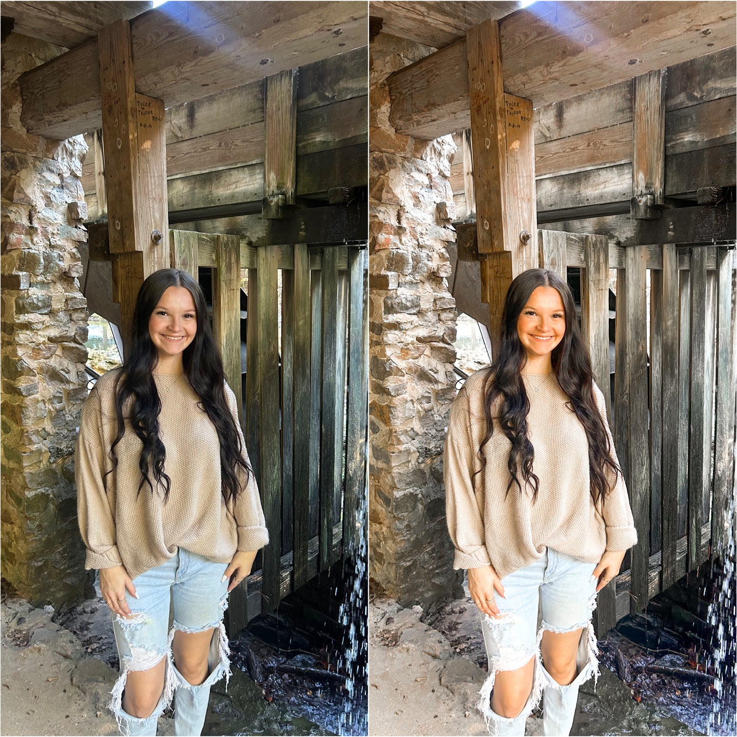 Sun-kissed outdoor preset