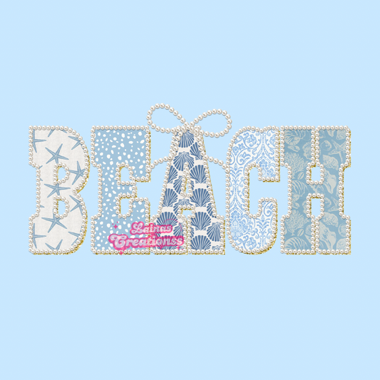 BEACH adult tee