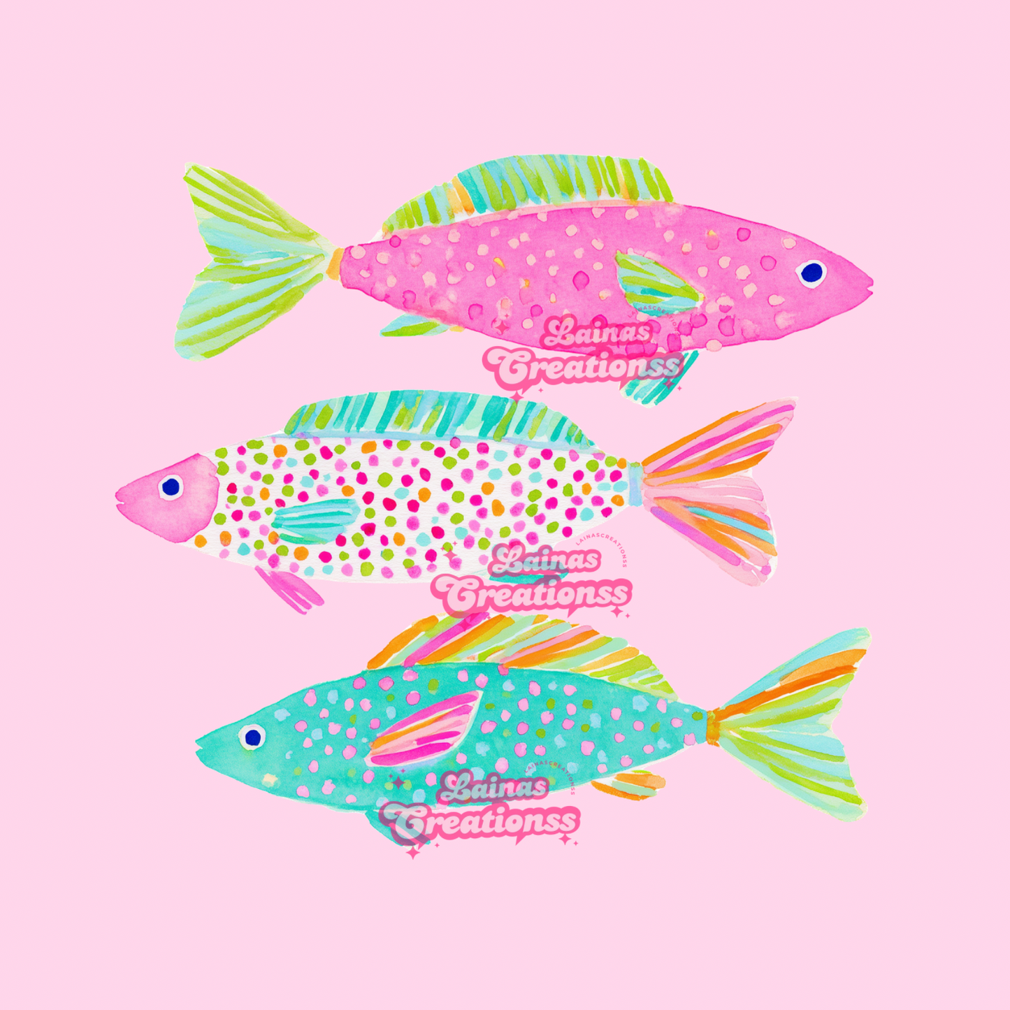 Preppy fish adult tee