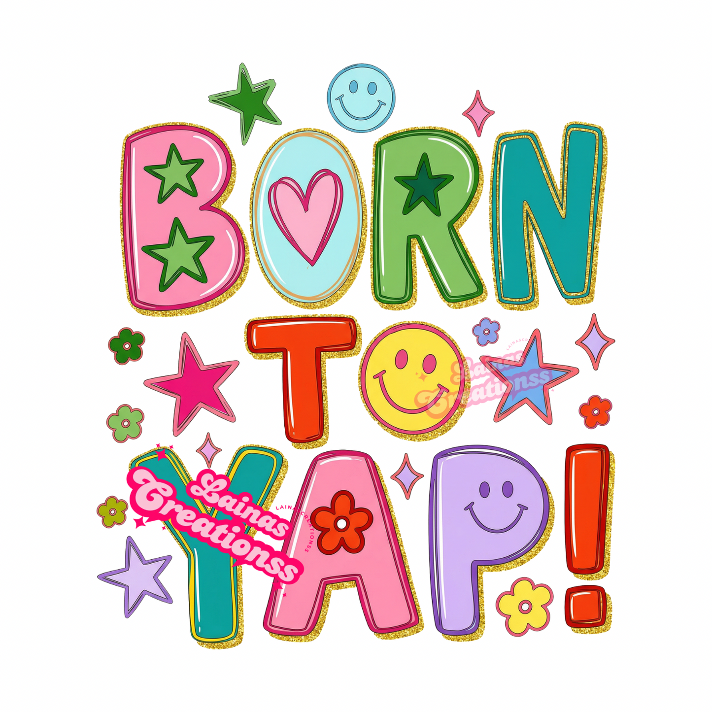 Born to yap kids tee