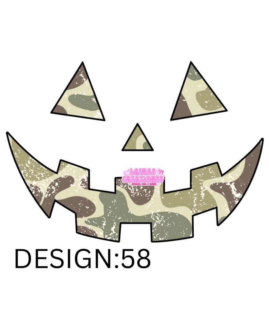 CAMO JACK O LANTERN